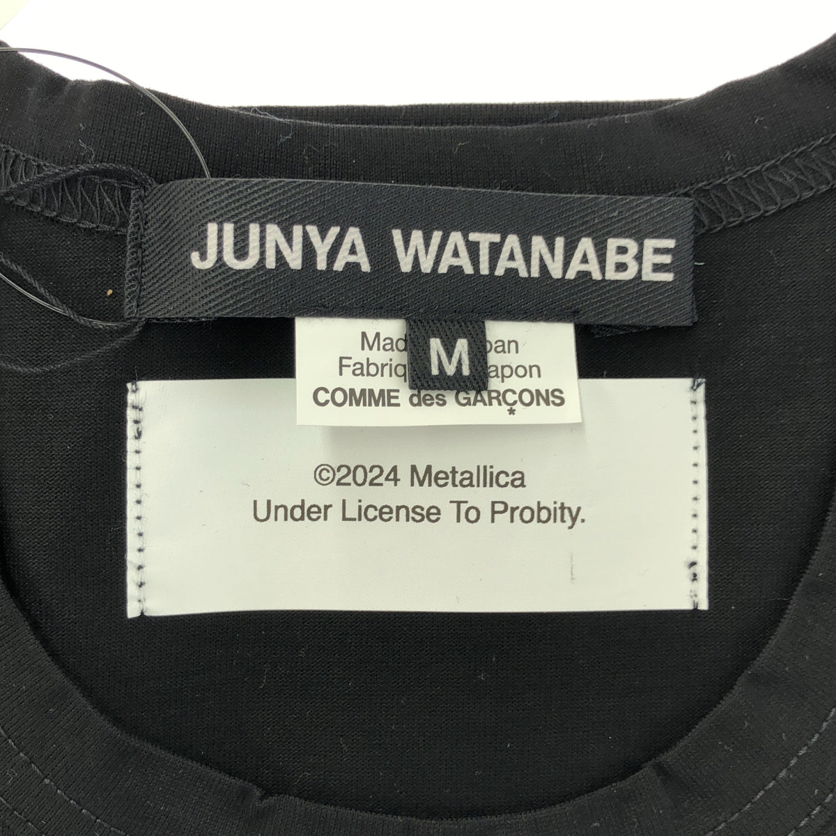 JUNYA WATANABE COMME des GARCONS / ジュンヤワタナベ | 2024SS | × METALLICA / メタリカ 綿天竺  バンド Tシャツ カットソー | M | レディース