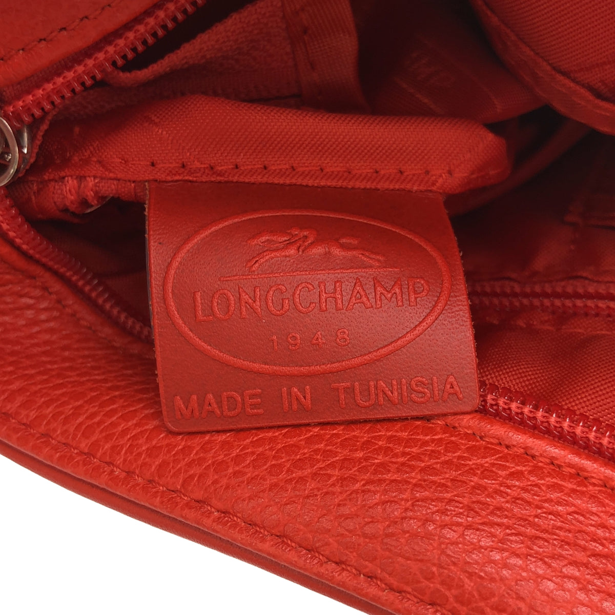 Longchamp | 皮革標誌單肩手提包 |
