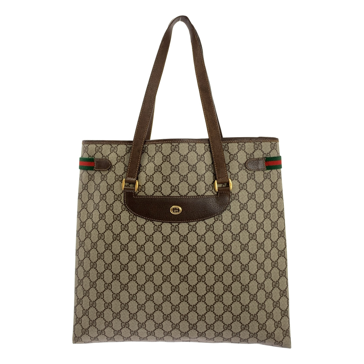 GUCCI / 구찌 | OLD / 올드 GG 스프림 로고 셰리 라인 토트 백 |