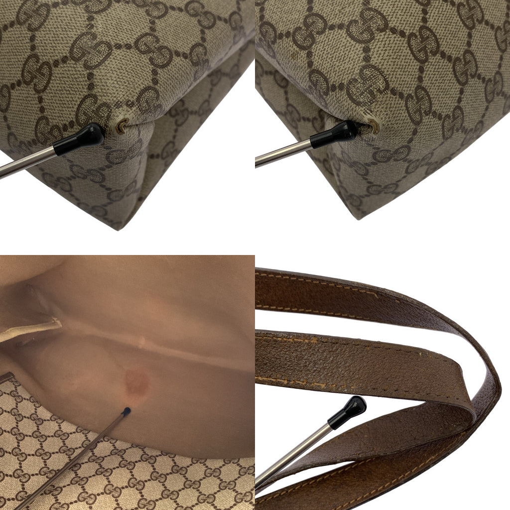 GUCCI / 구찌 | OLD / 올드 GG 스프림 로고 셰리 라인 토트 백 |