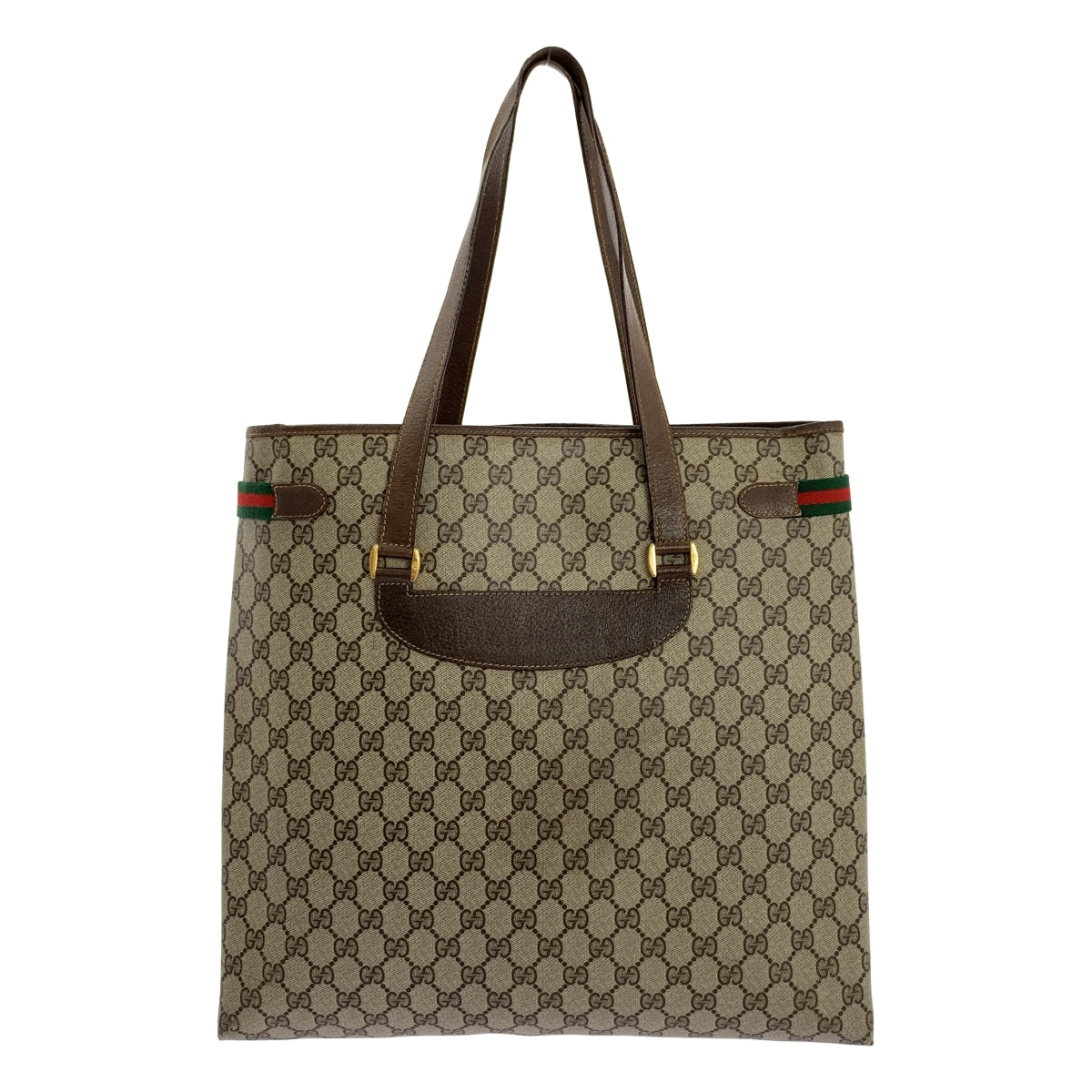 GUCCI / 구찌 | OLD / 올드 GG 스프림 로고 셰리 라인 토트 백 |