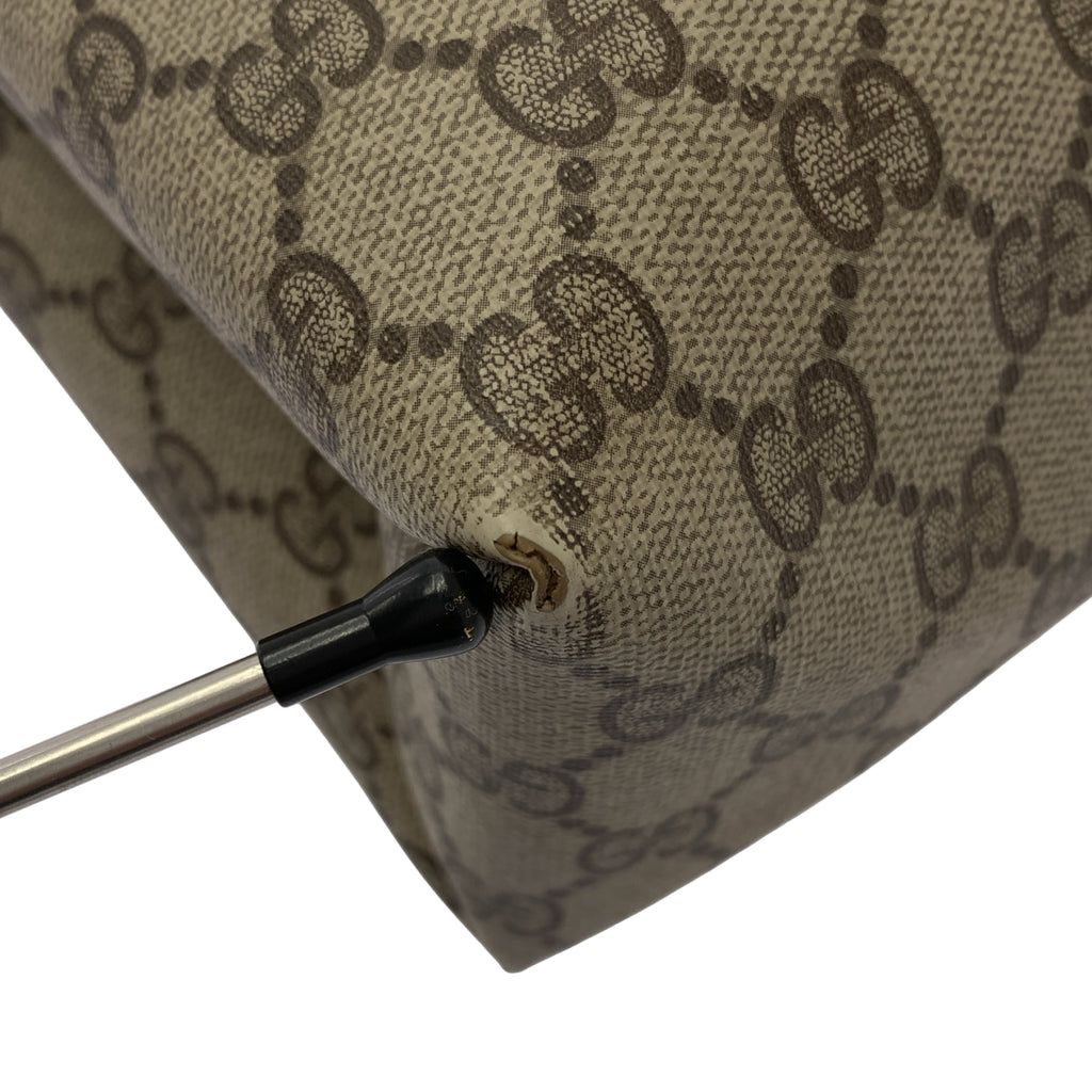 GUCCI / 구찌 | OLD / 올드 GG 스프림 로고 셰리 라인 토트 백 |