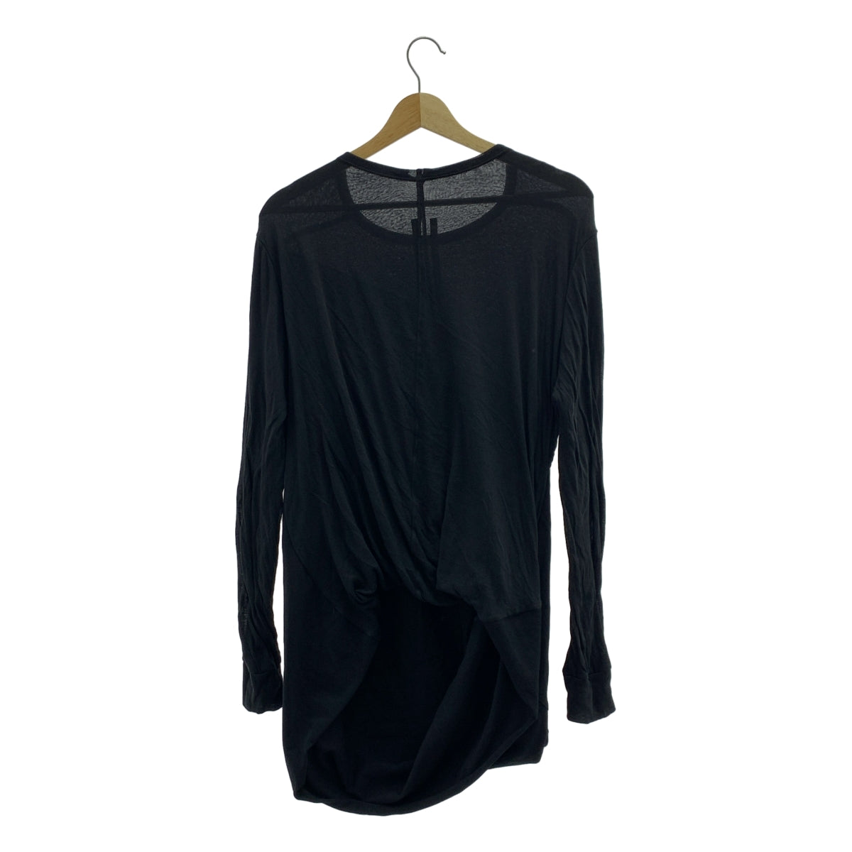 Rick Owens リックオウエンスリリーズ トップス ドレープカットソー Rick Owens / リックオウエンス | 2022AW | Inhuman Draped Long