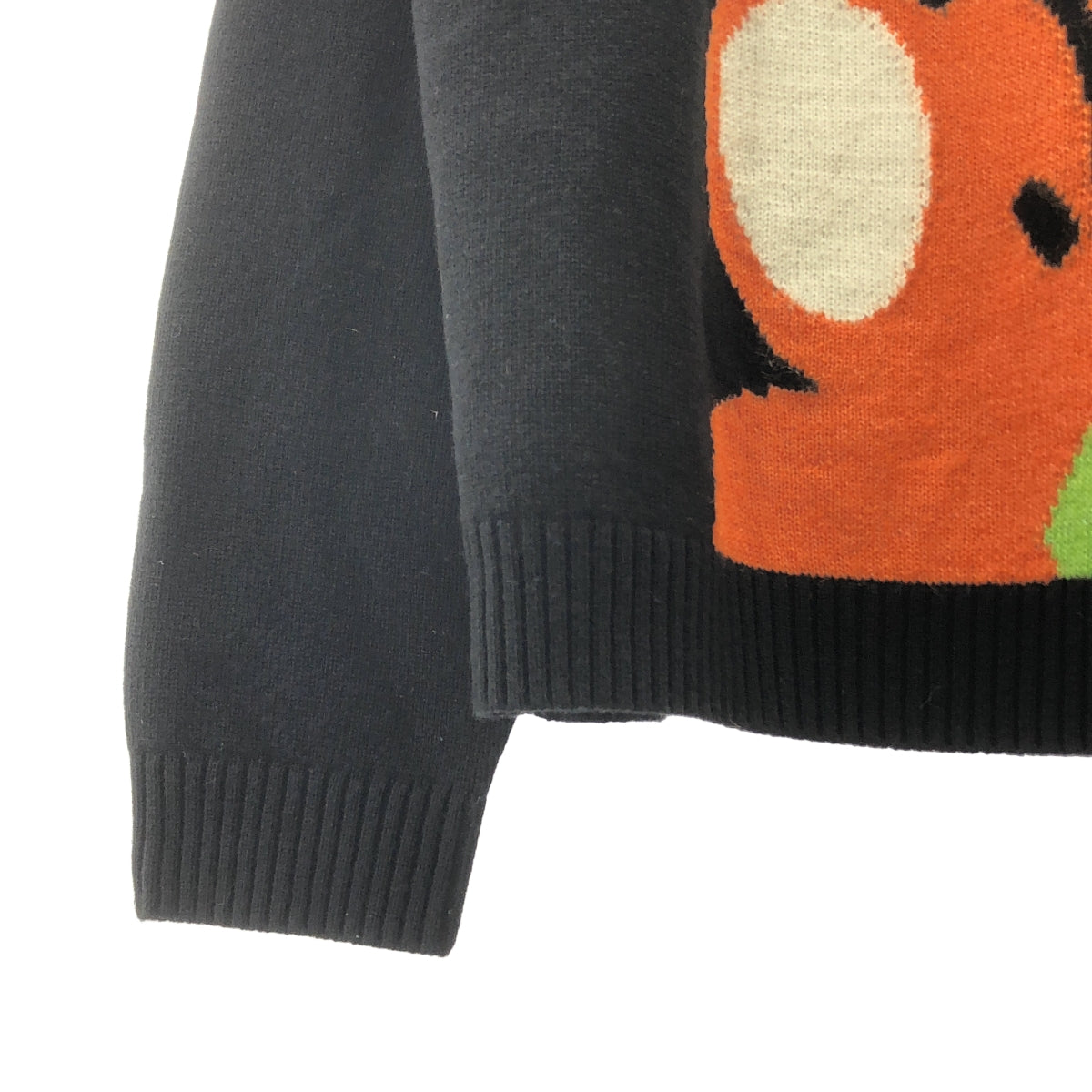 JW Anderson / ジェイダブルアンダーソン | ウール エレファント インターシャ ハイネックニット | S | ブラック | メンズ