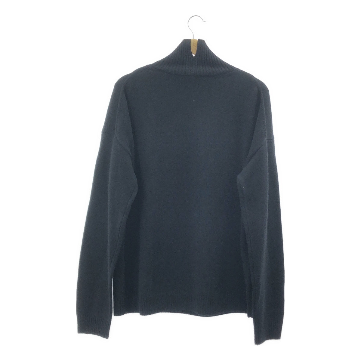 JW Anderson / ジェイダブルアンダーソン | ウール エレファント インターシャ ハイネックニット | S | ブラック | メンズ