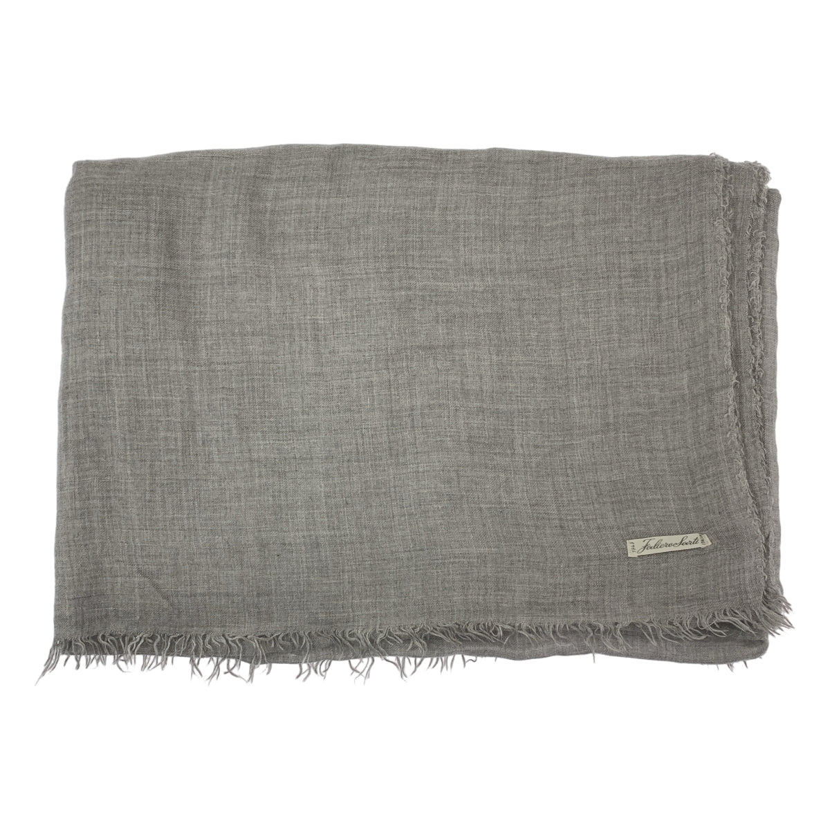 FALIERO SARTI | 羊絨混紡流蘇大披肩 |