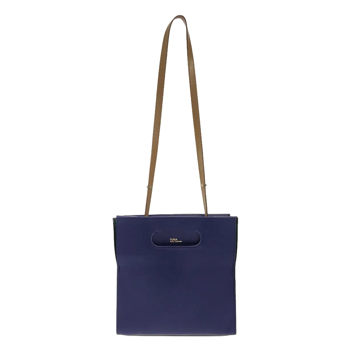 TOGA / トーガ | 2way small leather bag ショルダーバッグ | ブルー/グリーン/ブラウン | レディース