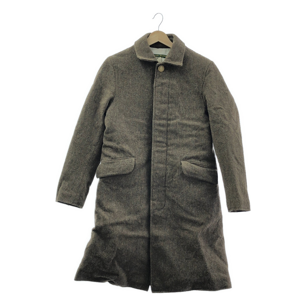 Paul Harnden / 폴하덴 | ​​Womens long Mac / 트위드 롱 맥 코트 | S |