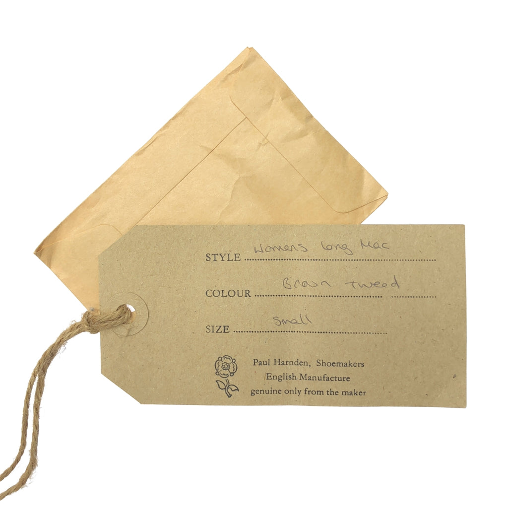 Paul Harnden / 폴하덴 | ​​Womens long Mac / 트위드 롱 맥 코트 | S |