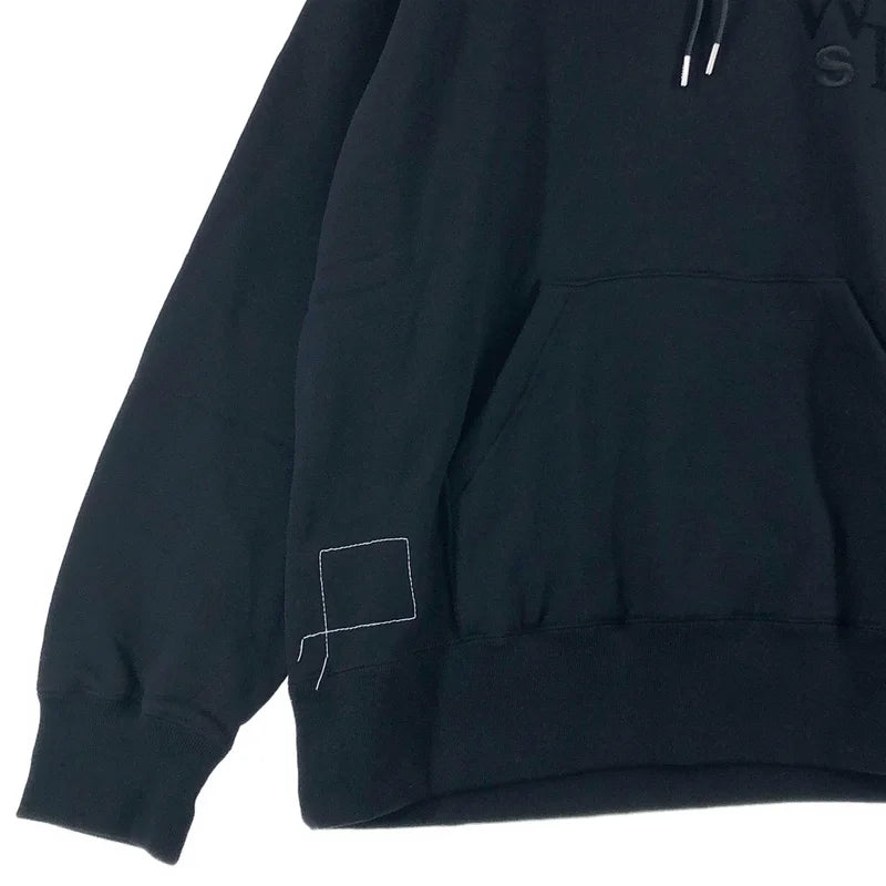 sacai / サカイ | × WTAPS / 雙十字 Flock Print Hoodie / 植絨印花連帽衫 | 5 | 男士