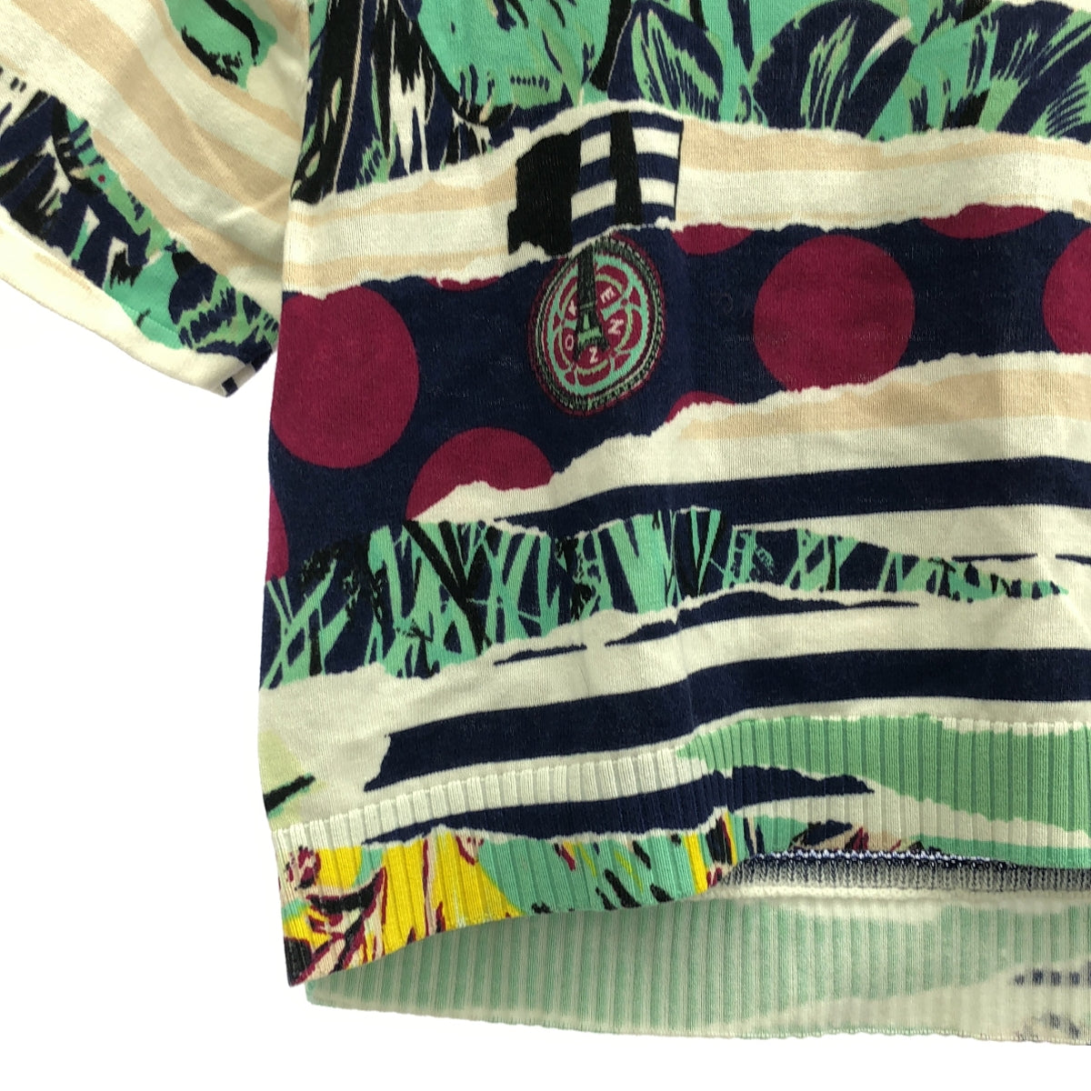 KENZO | All-over print cotton knit | S | Multicolor | Women's