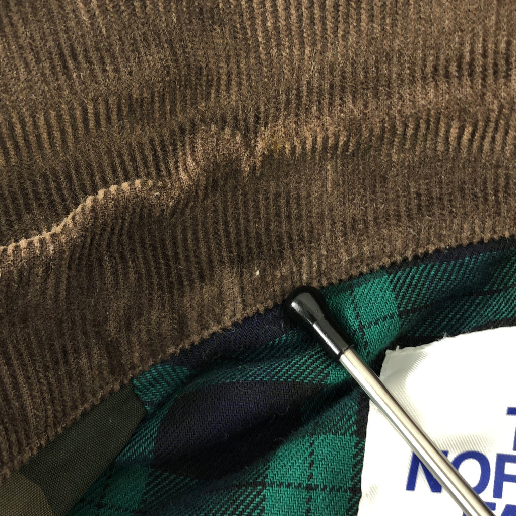 eye JUNYA WATANABE COMME des GARCONS MAN / アイジュンヤワタナベ マン | 2014AW | × THE NORTH FACE / ザノースフェイス ナイロン 異素材 切替 総柄 カモフラージュ コーデュロイ コート | S | メンズ