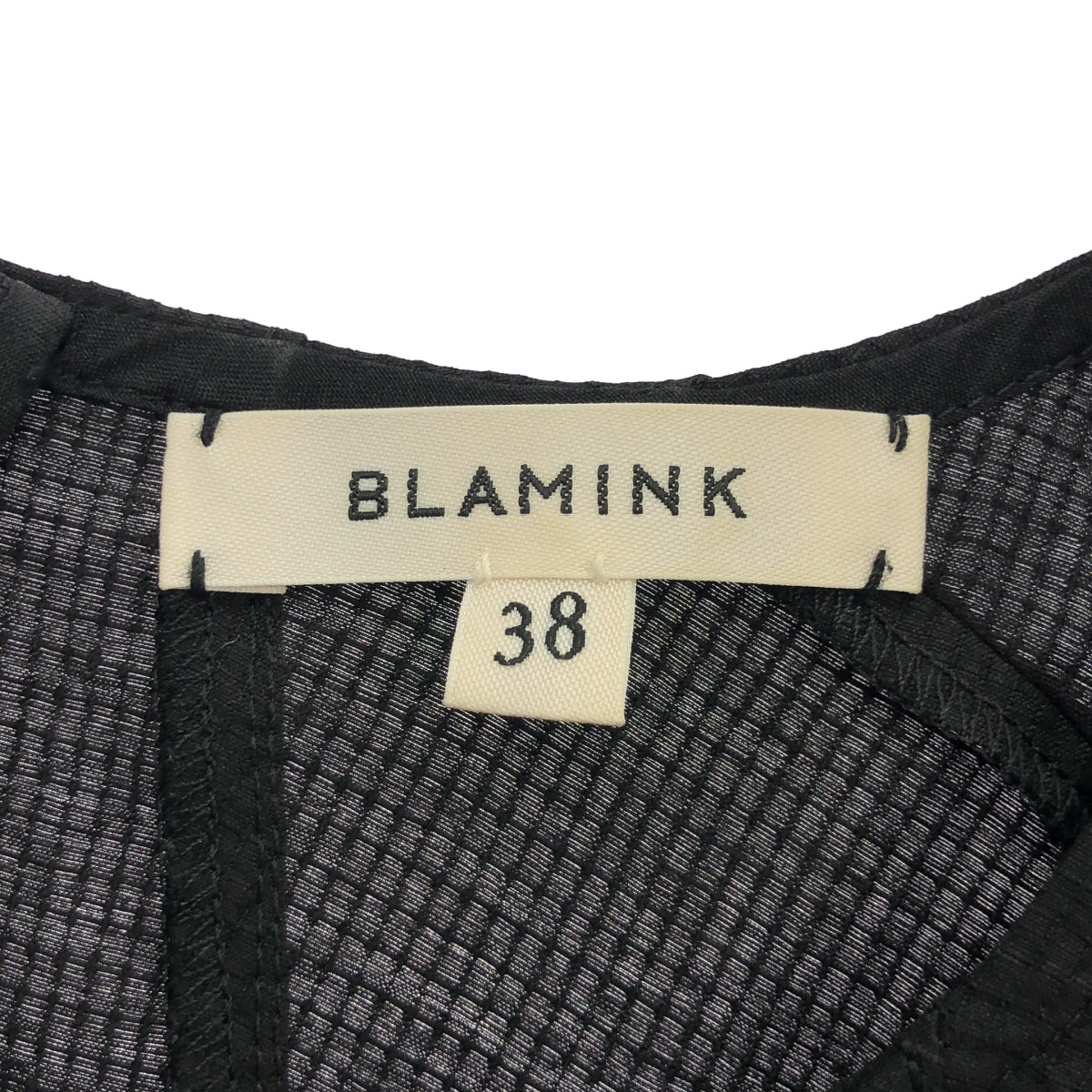 BLAMINK | 亞麻混紡泡泡袖襯衫 | 尺寸 38 | 女款