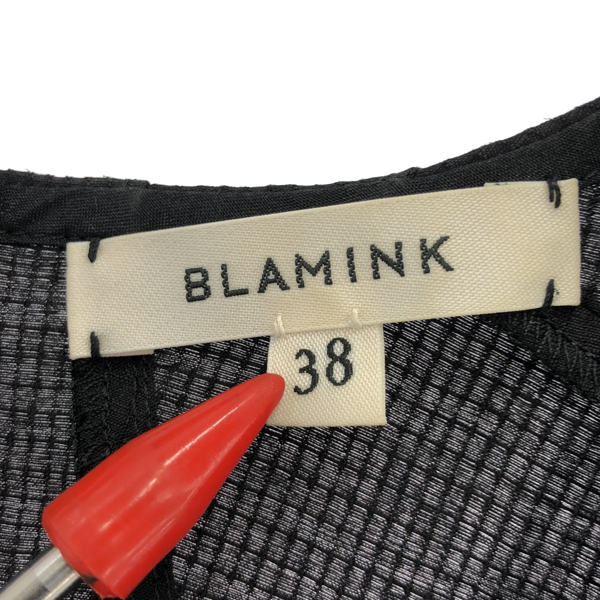 BLAMINK | 亞麻混紡泡泡袖襯衫 | 尺寸 38 | 女款