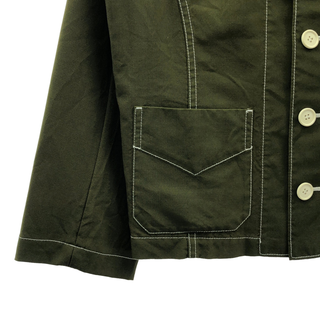 tricot COMME des GARCONS / トリココムデギャルソン | 製品染め ステッチ ショート ジャケット | M | レディース