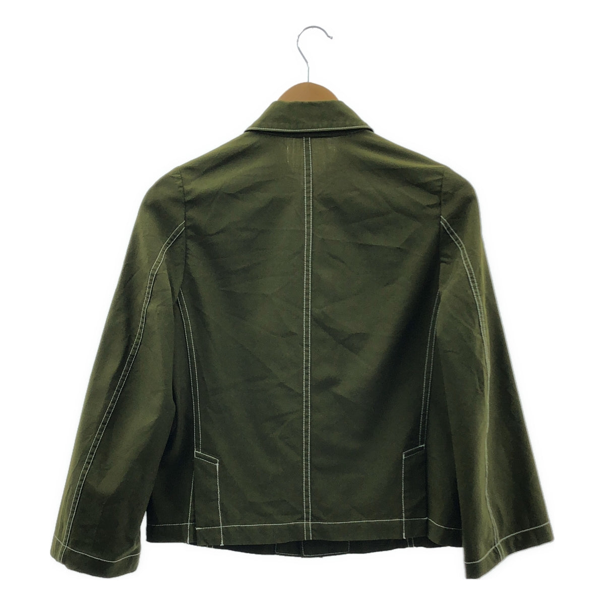 tricot COMME des GARCONS / トリココムデギャルソン | 製品染め ステッチ ショート ジャケット | M | レディース