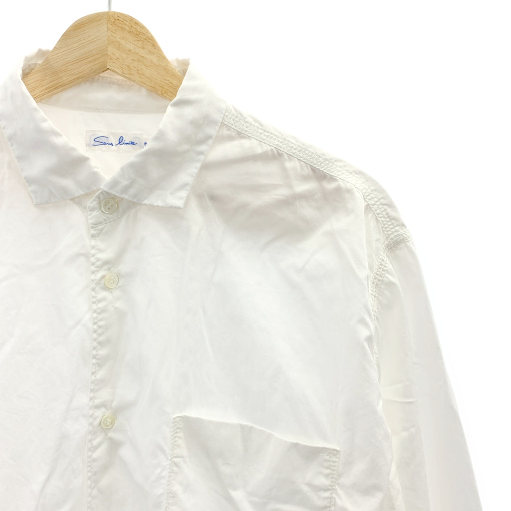 sans limite | 棉質三針寬版襯衫 | 尺寸 2 | 男款