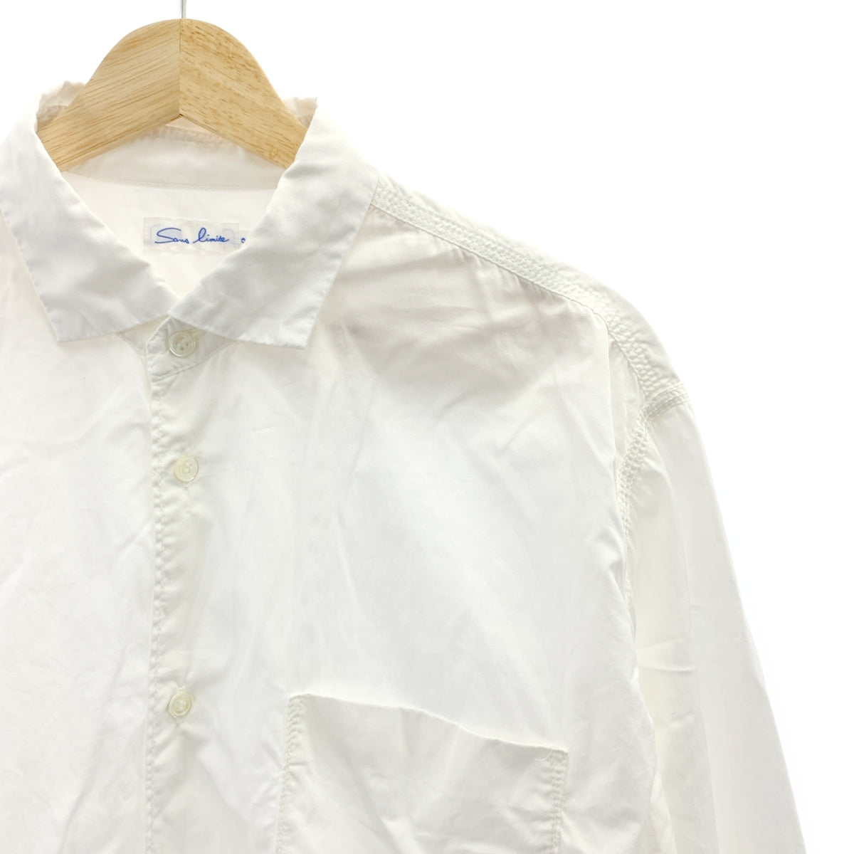 sans limite | 棉質三針寬版襯衫 | 尺寸 2 | 男款