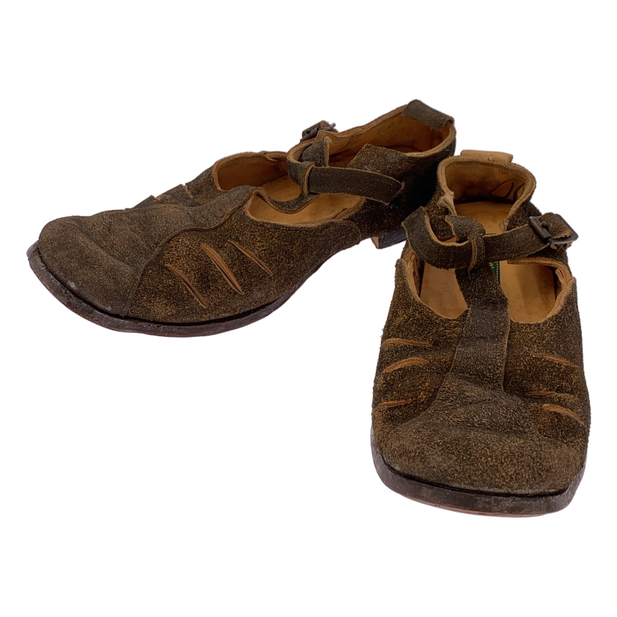 Paul Harnden / 폴 하덴 | PH3 / 가죽 T 스트랩 신발 가죽 신발 | 4.5 |