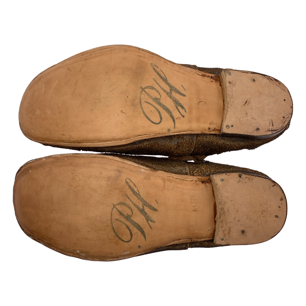 Paul Harnden / 폴 하덴 | PH3 / 가죽 T 스트랩 신발 가죽 신발 | 4.5 |