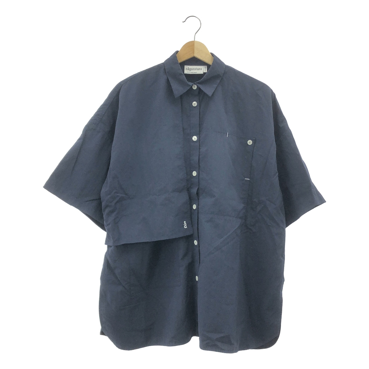 nagonstans / 나곤 스탠스 | 타스란 웨더 3/4 Sleeve SH/ 셔츠 | M | 여성