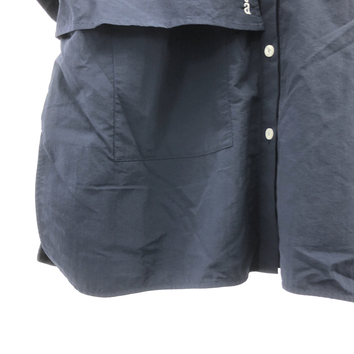 nagonstans / 나곤 스탠스 | 타스란 웨더 3/4 Sleeve SH/ 셔츠 | M | 여성