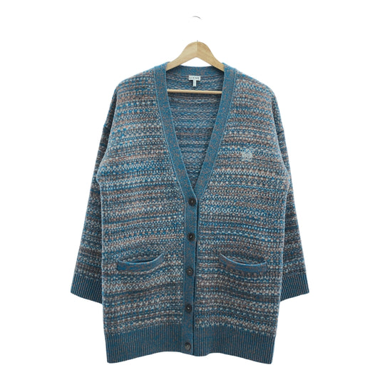 LOEWE | Crochet Knit Cardigan Anagram Logo Cardigan | XS | Women's