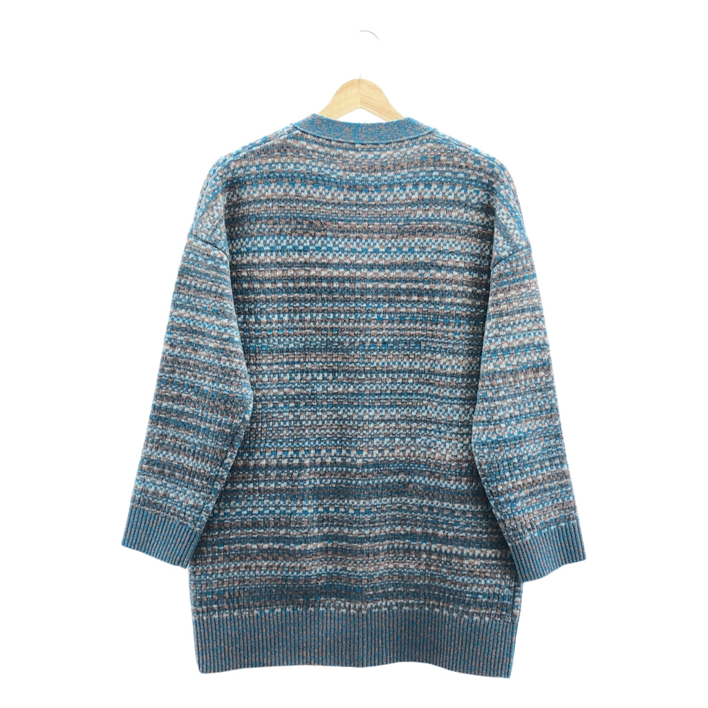 LOEWE / 로에베 | Crochet Knit Cardigan Anagram 로고 가디건 | XS | 멀티 컬러 | 여성