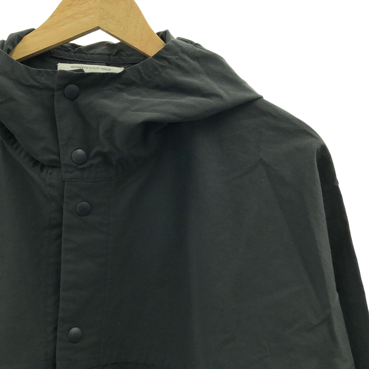 YAECA / ヤエカ | HOODED SHIRTS / コットン フードシャツ | M | ダークネイビー | メンズ