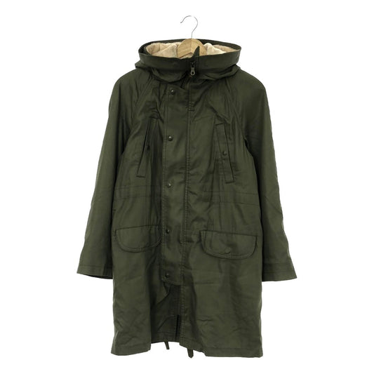 martinique / Martinique | Military coat hoodie with detachable liner | Khaki | Women's