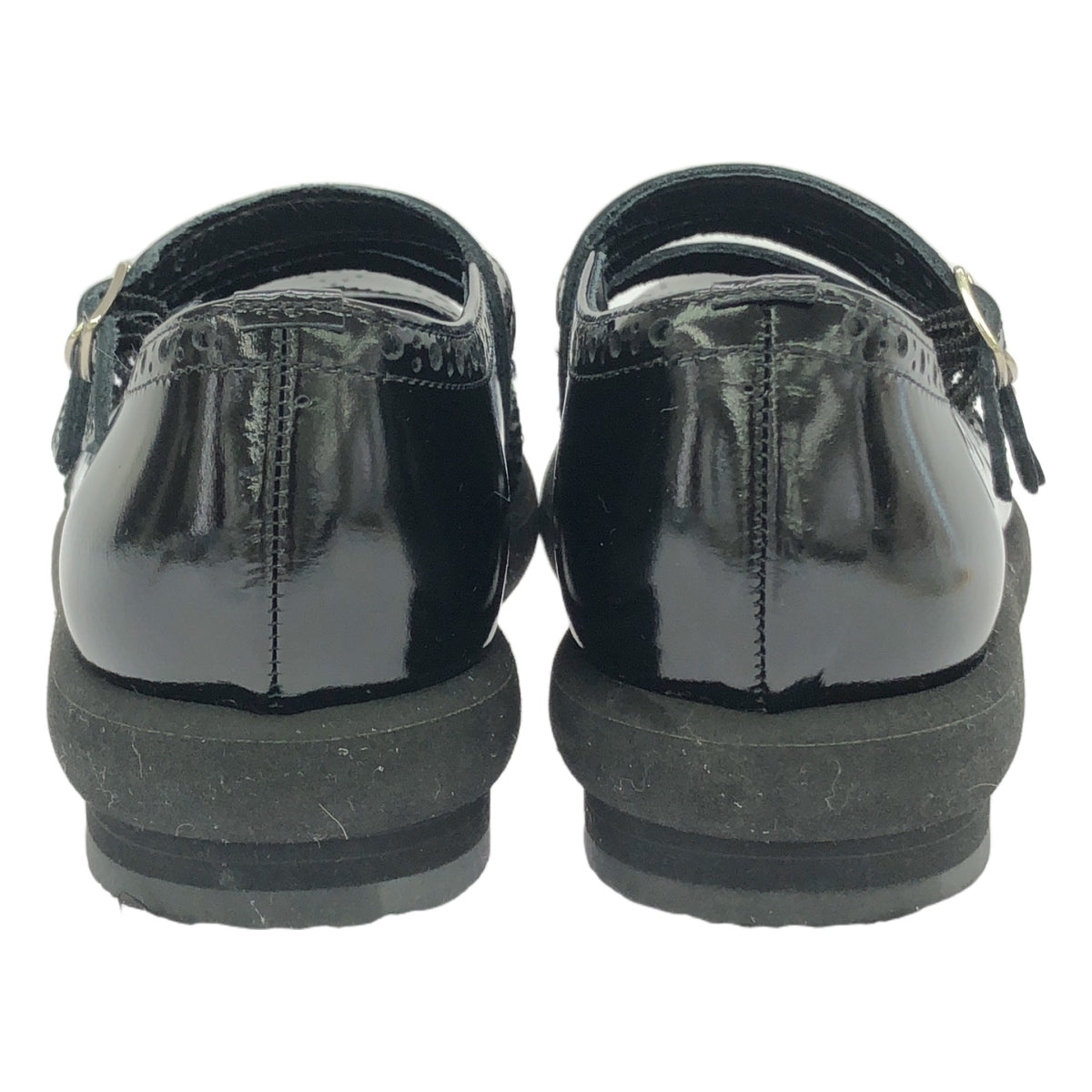 [Good Condition] tricot COMME des GARCONS | Patent Leather Mary Jane Strap Shoes | Size 22.5 | Black | Women's