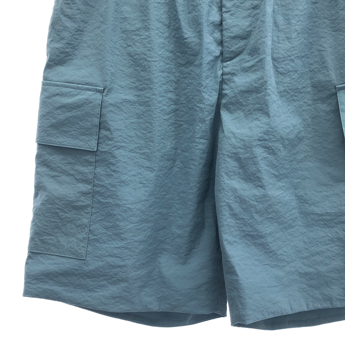 ATON / エイトン | HIGH STRETCH NYLON EASY CARGO SHORTS ハイストレッチ カーゴ ショートパンツ | 4 |