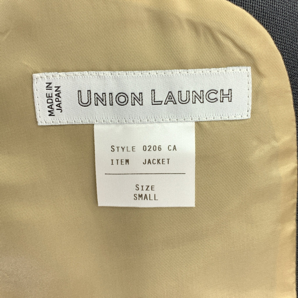 【成色極佳】UNION LAUNCH | 金色紐帶雙排扣修身西裝外套/西裝套裝，全襯裡，西褲和休閒褲 | 小號 | 黑色 | 女款