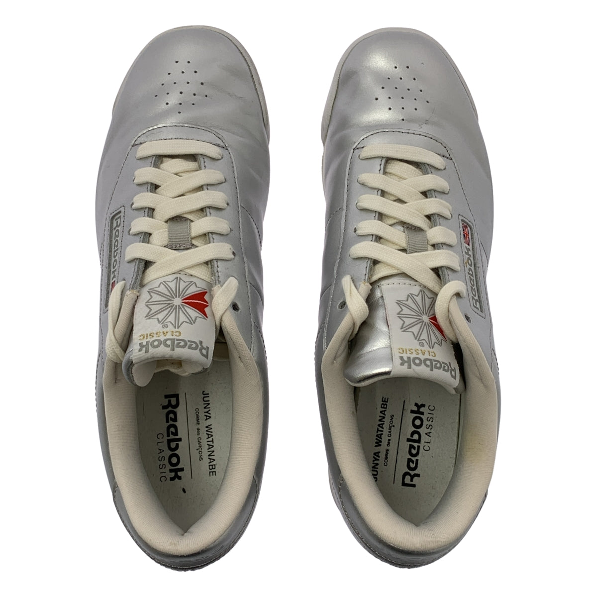 JUNYA WATANABE COMME des GARÇONS / 渡邊淳彌 | Junya Watanabe x Reebok 金屬色低筒運動鞋 |尺寸 26 |女性的