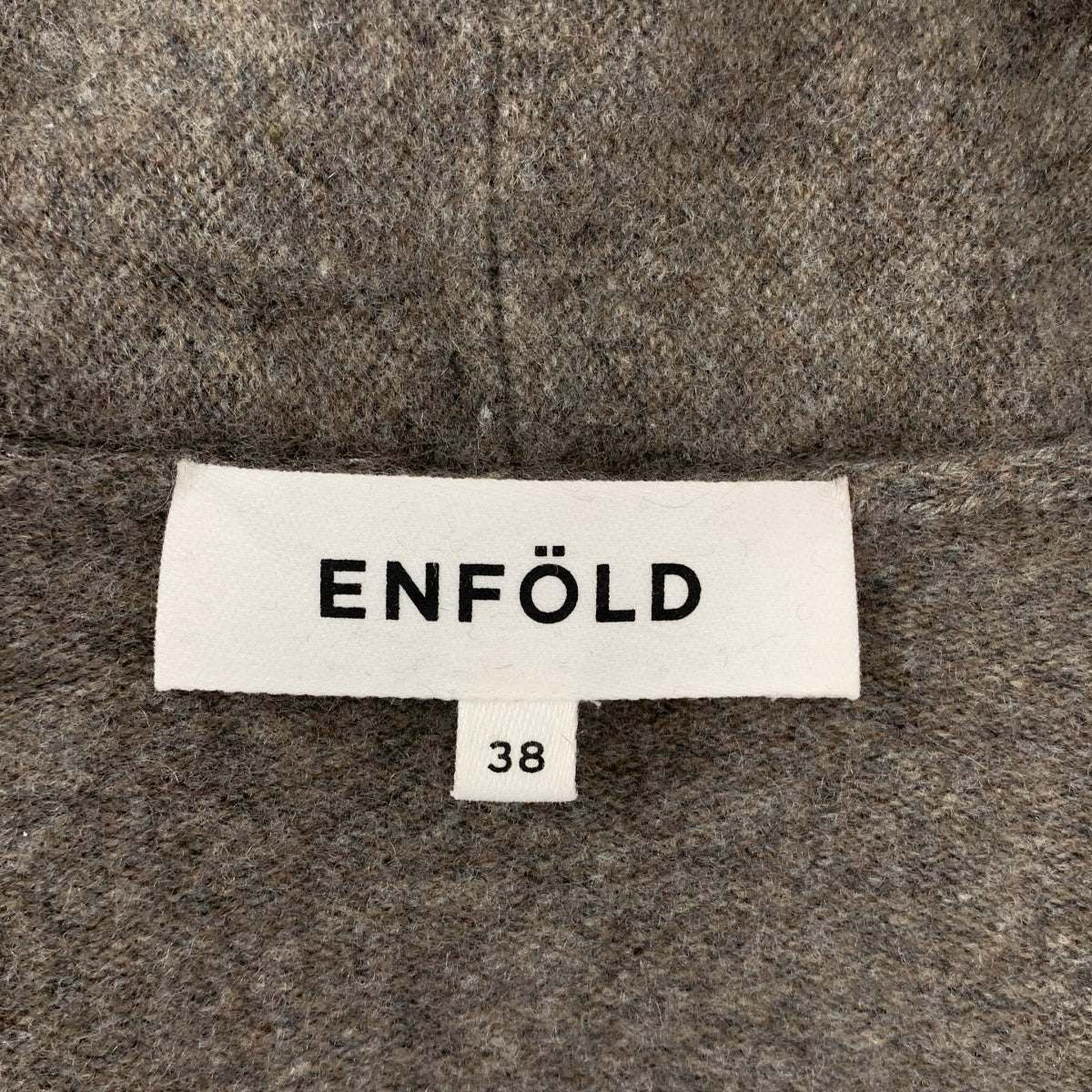 ENFOLD / エンフォルド | ウール カシミヤ スリット カーディガン | 38 | レディース