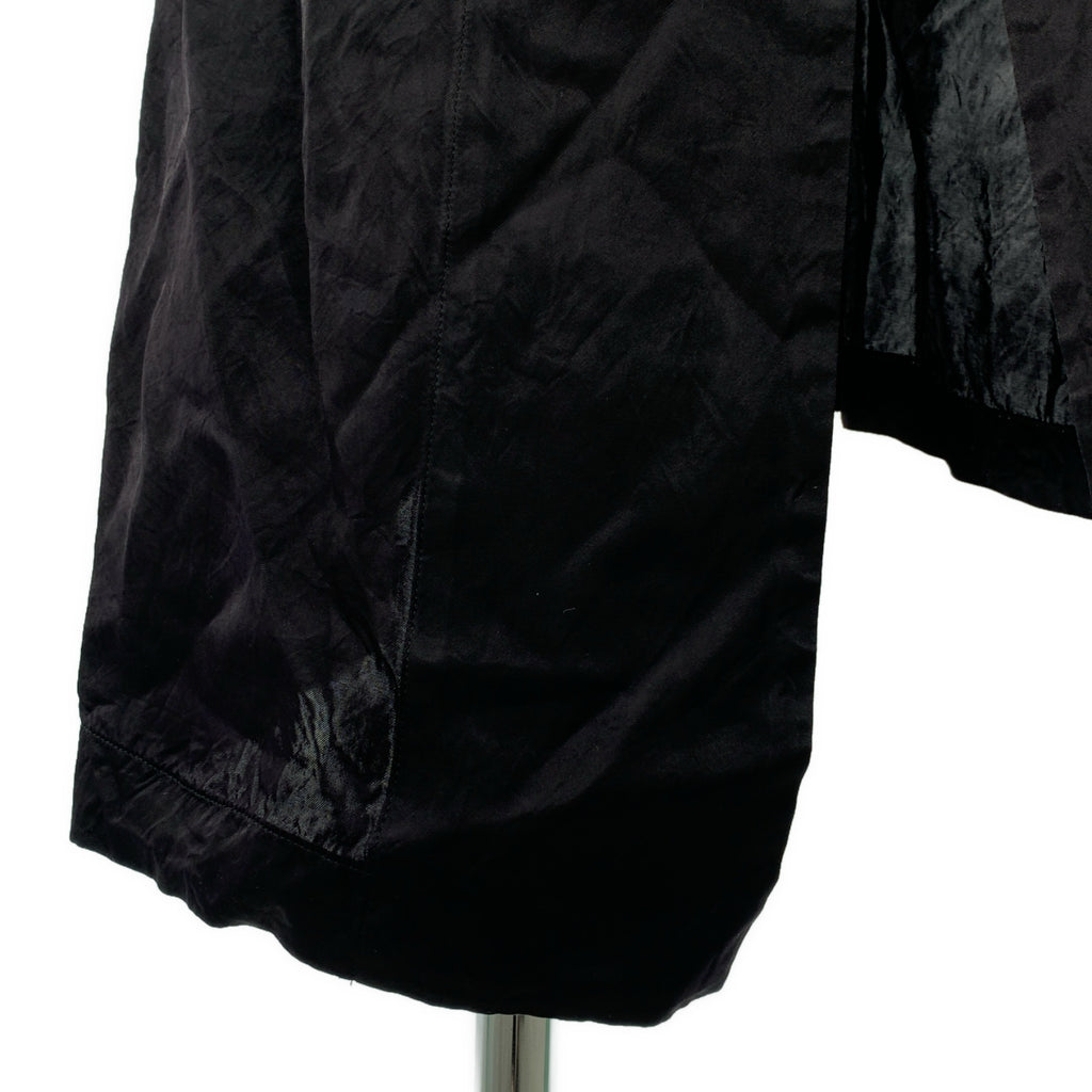 COMME des GARCONS / コムデギャルソン | 2019SS | 異素材 切替 変形 ドッキング フルジップ ロングジャケット フーディ | S | レディース