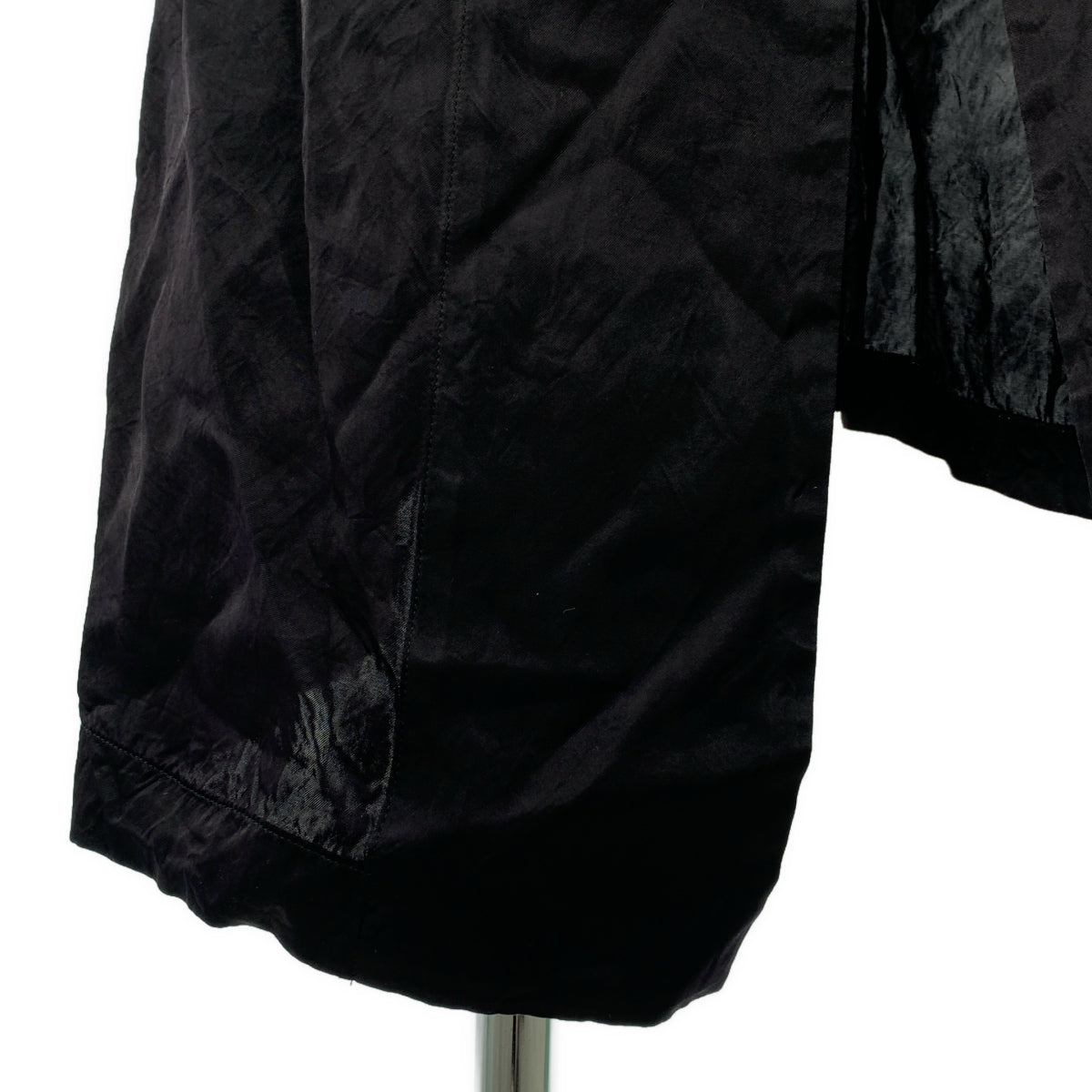 COMME des GARCONS / コムデギャルソン | 2019SS | 異素材 切替 変形 ドッキング フルジップ ロングジャケット フーディ | S | レディース