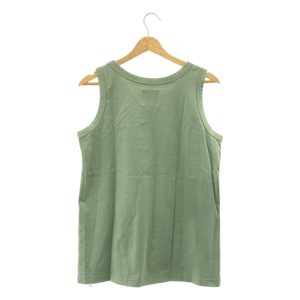 ANTHOM / 앤텀 | 코튼 레이어드 탱크 탑 컷소우 티셔츠 | 38 |