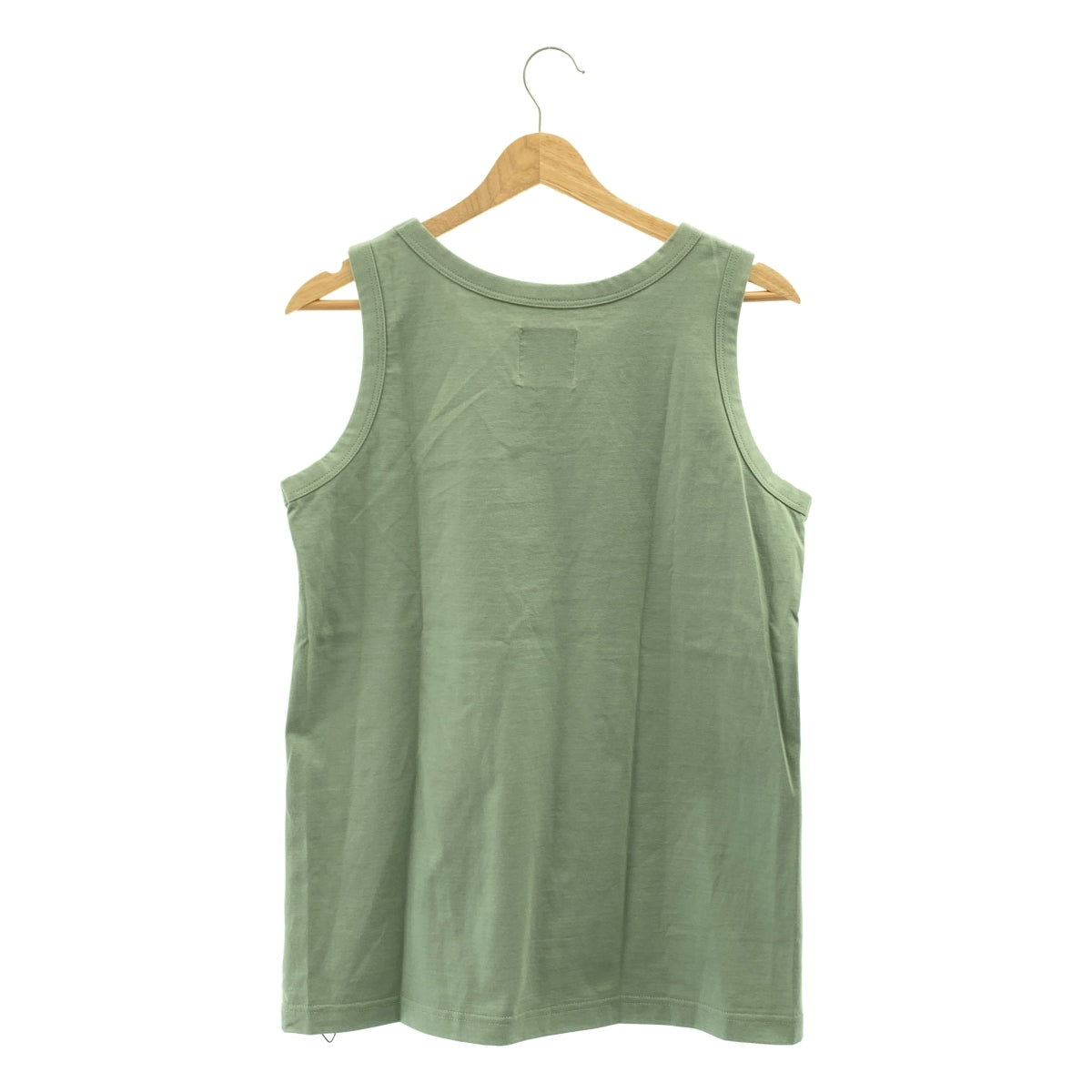 ANTHOM / 앤텀 | 코튼 레이어드 탱크 탑 컷소우 티셔츠 | 38 |