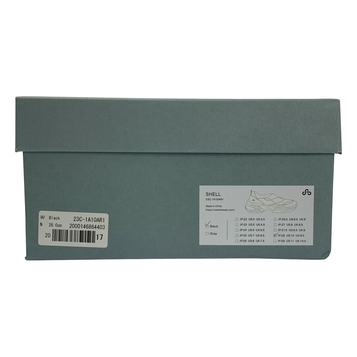 OAO / オーエーオー | SHELL シェル スニーカー | 28cm | メンズ