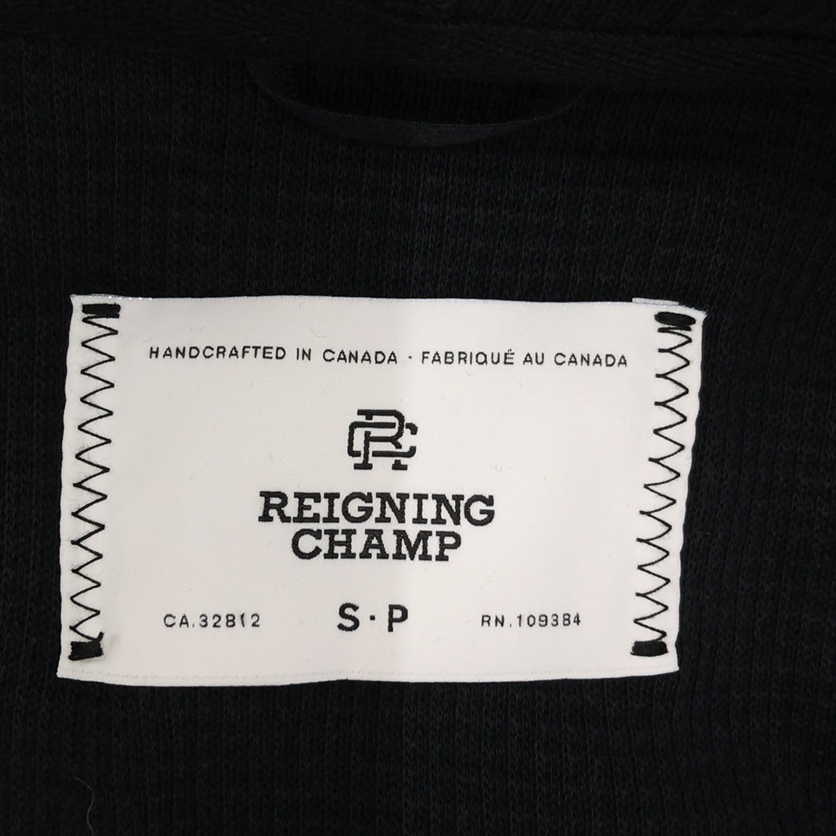 REIGNING CHAMP / 레이닝 챔프 | 열 풀오버 후드 후디 | S | 블랙 | 남성