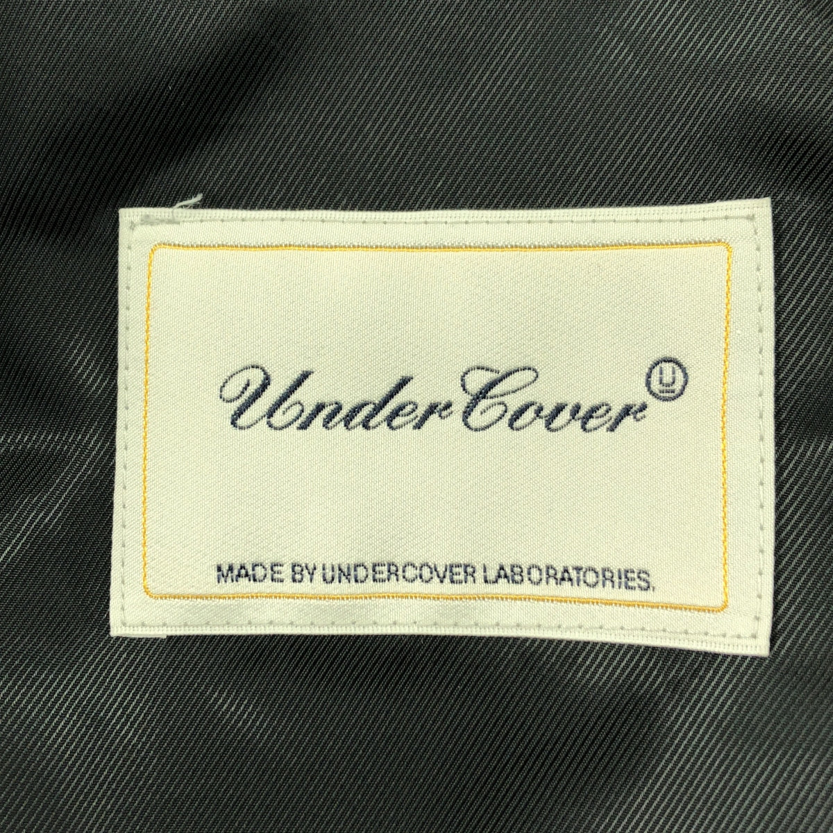 【미품】 UNDER COVER / 언더 커버 | 소가죽 카우레자 더블 라이더스 재킷 / 총 안감 | 2 | 블랙 | 여성