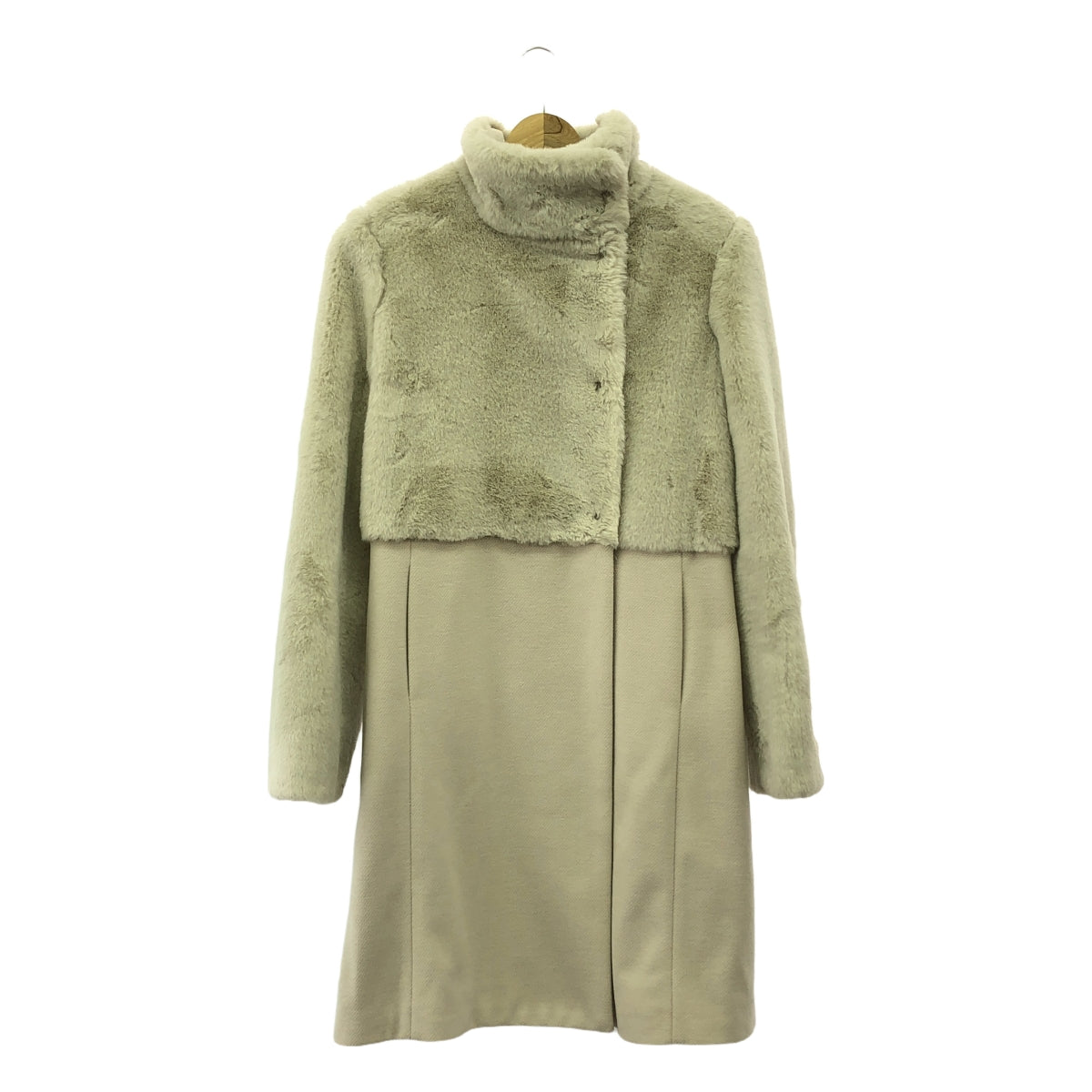 FLY GIRL / 플라이 걸 | 보어 도킹 싱글 코트 / 총 안감 | 40 | 내츄럴계 | 여성