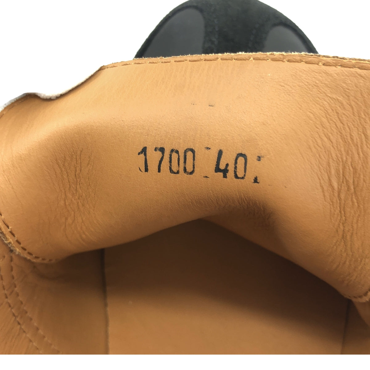 【美品】  REPRODUCTION OF FOUND / リプロダクションオブファウンド | 2024SS | GERMAN MILITARY TRAINER Horween Chromexcel Leather ホーウィン社クロムエクセルレザー ジャーマントレーナー スニーカー | 40 | ブラック | メンズ