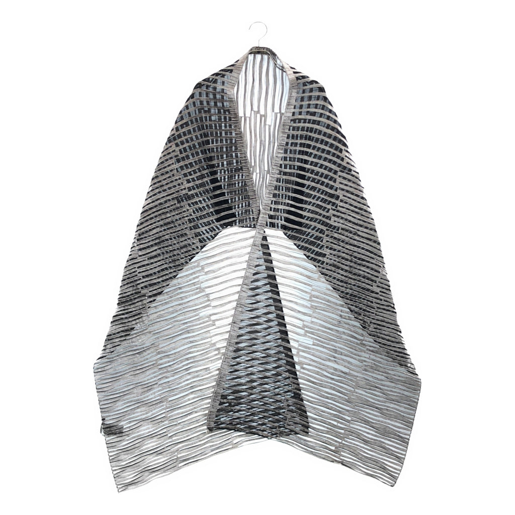 ISSEY MIYAKE / イッセイミヤケ | 2014AW | ベルベット プリーツ ストール |