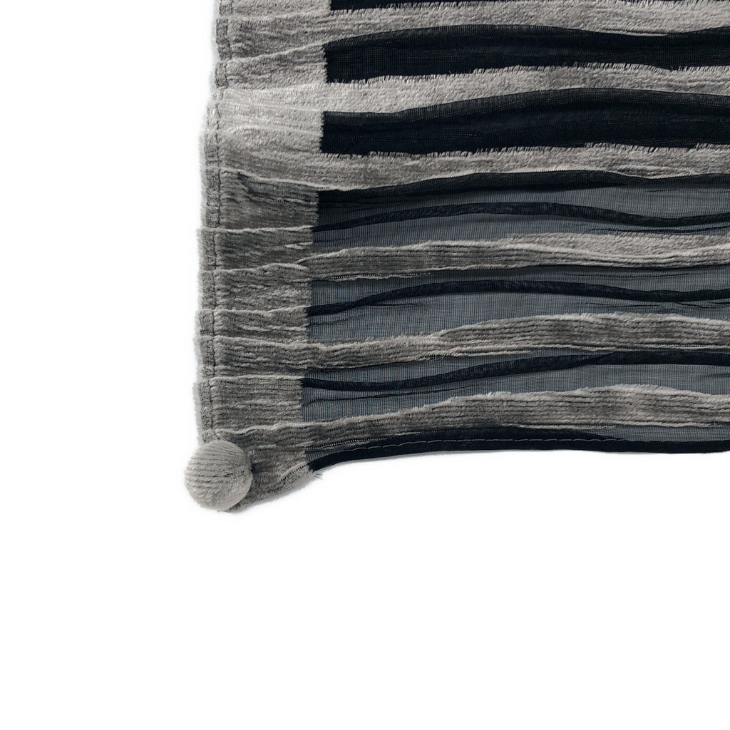 ISSEY MIYAKE / イッセイミヤケ | 2014AW | ベルベット プリーツ ストール |