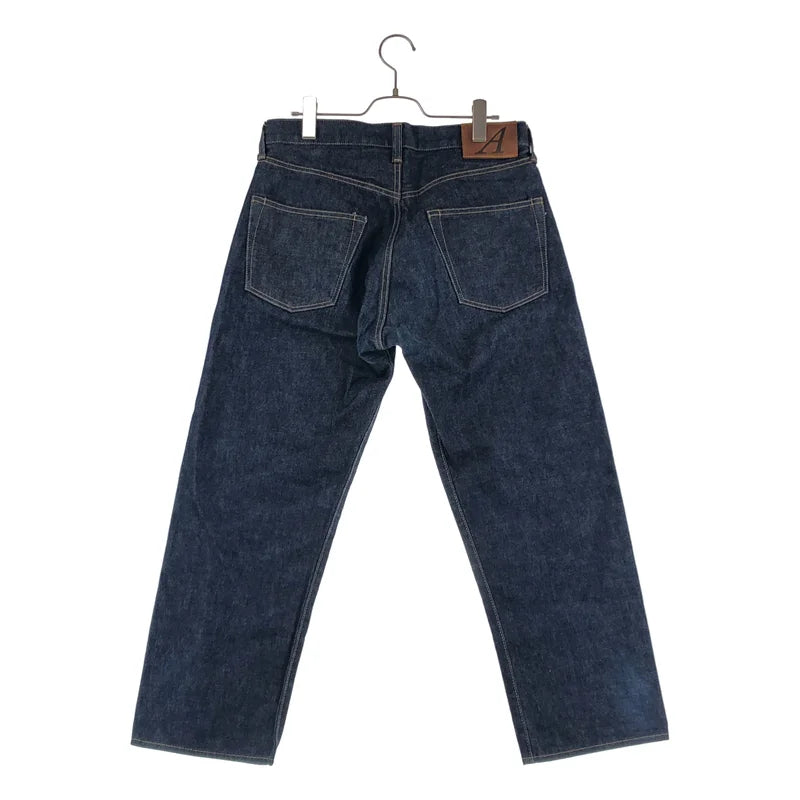 ANATOMICA / アナトミカ | 618 LEAN 14oz / ロゴレザーパッチ セルビッチ デニムパンツ | 32 | メンズ