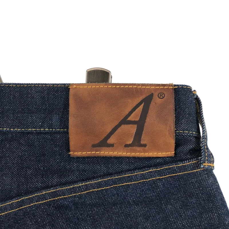 ANATOMICA / アナトミカ | 618 LEAN 14oz / ロゴレザーパッチ セルビッチ デニムパンツ | 32 | メンズ