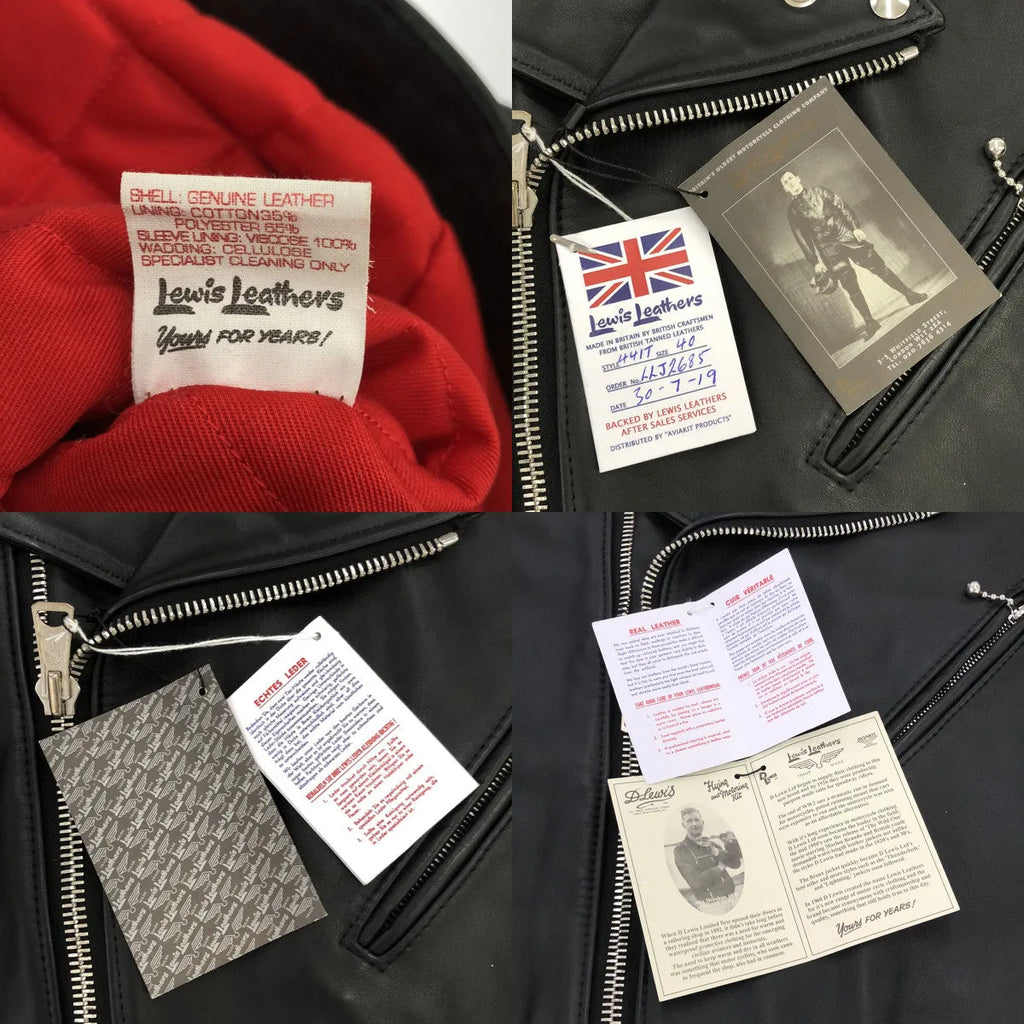 【美品】Lewis Leathers ライダースジャケッ ブラック サイズ40 Lewis Leathers / ルイスレザー | Cyclone / サイクロン タイト