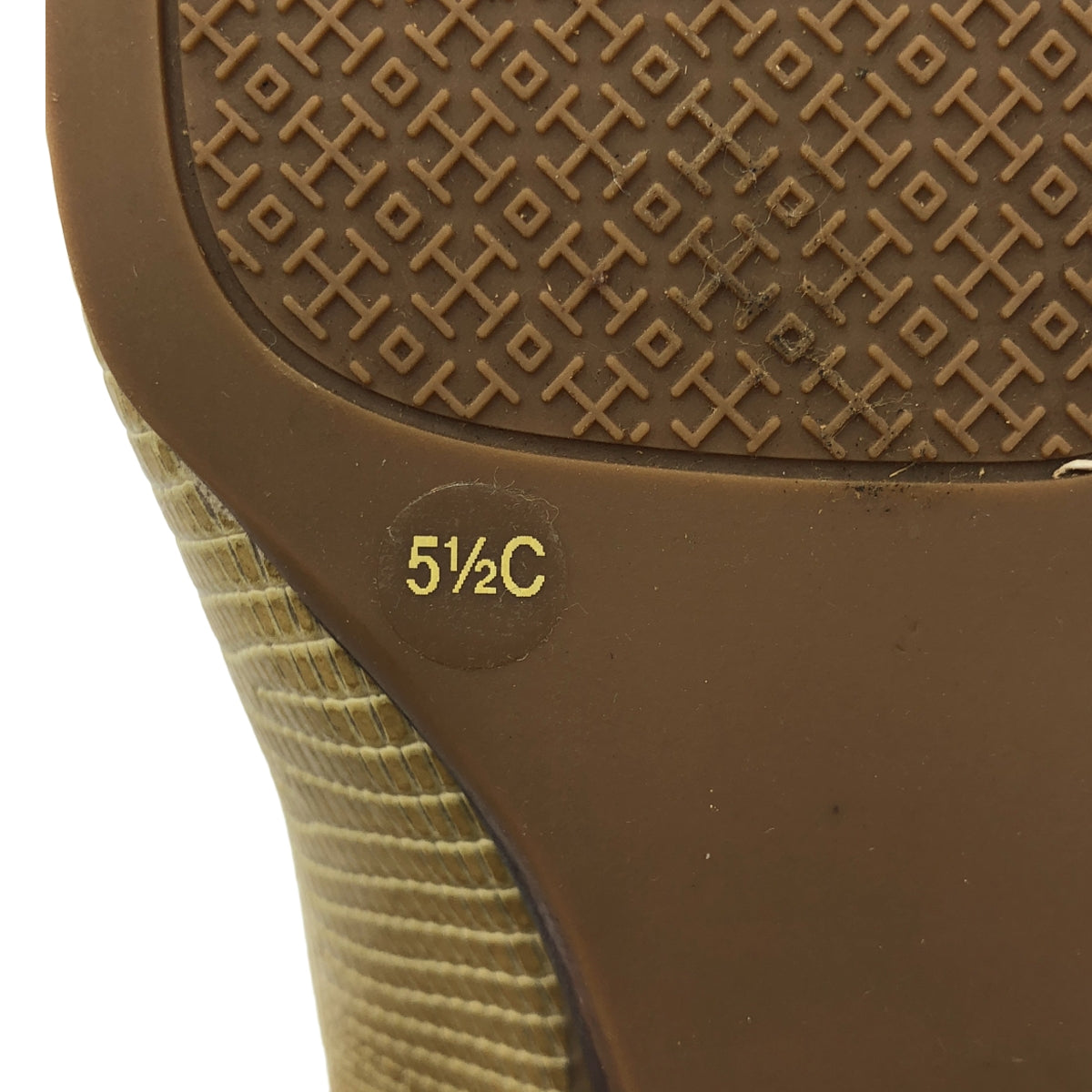 TORY BURCH | 壓花皮革坡跟高跟鞋 | 5.5 | 女士